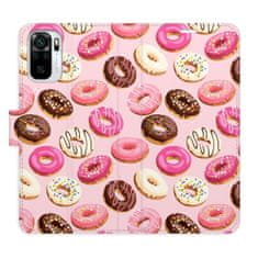 iSaprio Flipové puzdro - Donuts Pattern 03 pre Xiaomi Redmi Note 10 / Note 10S