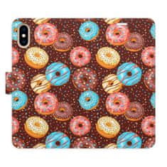 iSaprio Flipové puzdro - Donuts Pattern pre Apple iPhone X / XS