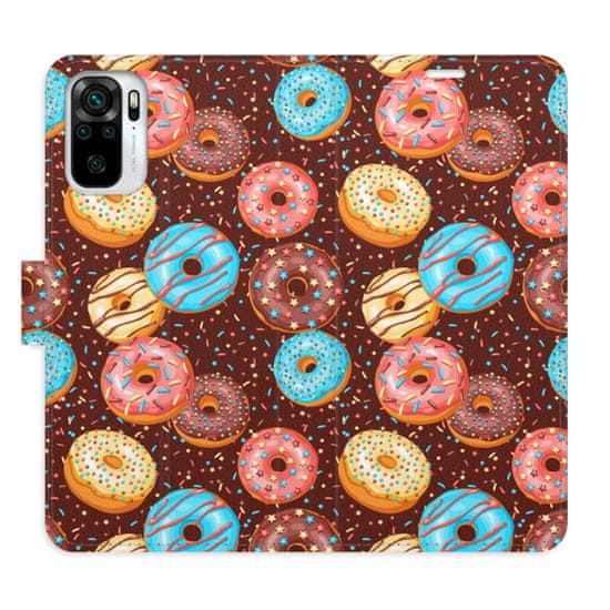 iSaprio Flipové puzdro - Donuts Pattern pre Xiaomi Redmi Note 10 / Note 10S