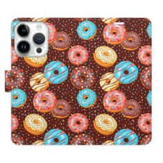 iSaprio Flipové puzdro - Donuts Pattern pre Apple iPhone 15 Pro