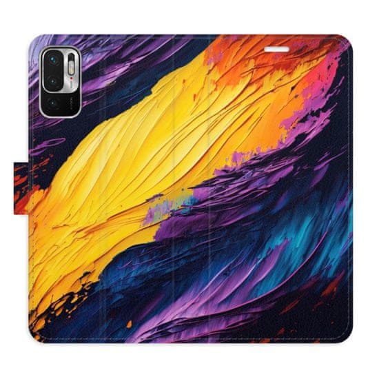 iSaprio Flipové puzdro - Fire Paint pre Xiaomi Redmi Note 10 5G