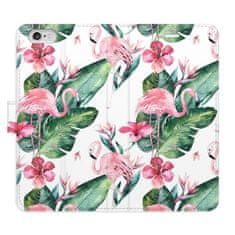 iSaprio Flipové puzdro - Flamingos Pattern pre Apple iPhone 6