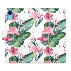 iSaprio Flipové puzdro - Flamingos Pattern pre Apple iPhone Xr