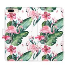 iSaprio Flipové puzdro - Flamingos Pattern pre Apple iPhone 7 Plus / 8 Plus