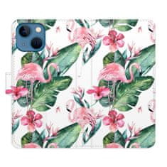 iSaprio Flipové puzdro - Flamingos Pattern pre Apple iPhone 13 mini