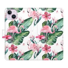 iSaprio Flipové puzdro - Flamingos Pattern pre Apple iPhone 14 Plus