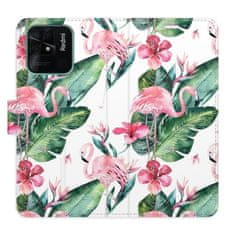 iSaprio Flipové puzdro - Flamingos Pattern pre Xiaomi Redmi 10C