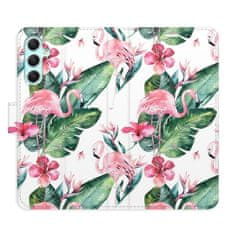 iSaprio Flipové puzdro - Flamingos Pattern pre Samsung Galaxy A34 5G