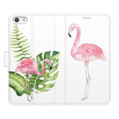 iSaprio Flipové puzdro - Flamingos pre Apple iPhone 5/5S/SE