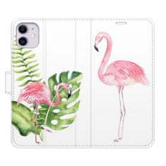 iSaprio Flipové puzdro - Flamingos pre Apple iPhone 11