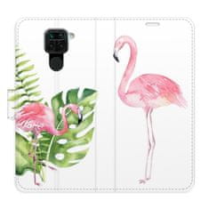 iSaprio Flipové puzdro - Flamingos pre Xiaomi Redmi Note 9