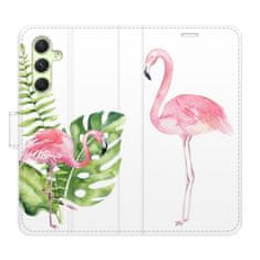 iSaprio Flipové puzdro - Flamingos pre Samsung Galaxy A54 5G