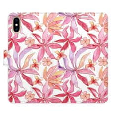 iSaprio Flipové puzdro - Flower Pattern 10 pre Apple iPhone X / XS