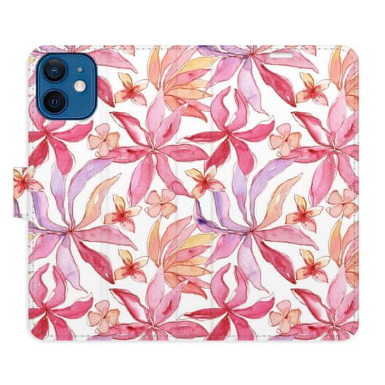 iSaprio Flipové puzdro - Flower Pattern 10 pre Apple iPhone 12 Mini