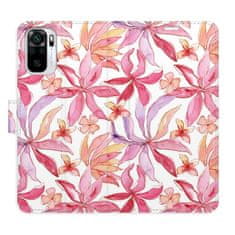 iSaprio Flipové puzdro - Flower Pattern 10 pre Xiaomi Redmi Note 10 / Note 10S