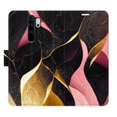 iSaprio Flipové puzdro - Gold Pink Marble 02 pre Xiaomi Redmi Note 8 Pro