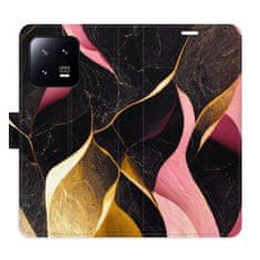 iSaprio Flipové puzdro - Gold Pink Marble 02 pre Xiaomi 13