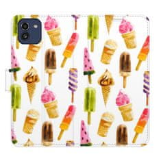 iSaprio Flipové puzdro - Ice Cream Pattern pre Samsung Galaxy A03