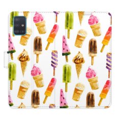 iSaprio Flipové puzdro - Ice Cream Pattern pre Samsung Galaxy A51
