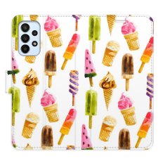 iSaprio Flipové puzdro - Ice Cream Pattern pre Samsung Galaxy A23 / A23 5G