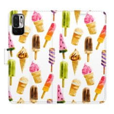 iSaprio Flipové puzdro - Ice Cream Pattern pre Xiaomi Redmi Note 10 5G