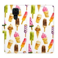 iSaprio Flipové puzdro - Ice Cream Pattern pre Xiaomi Redmi Note 9
