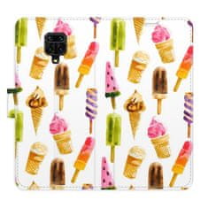 iSaprio Flipové puzdro - Ice Cream Pattern pre Xiaomi Redmi Note 9 Pro / Note 9S