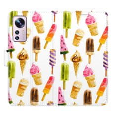 iSaprio Flipové puzdro - Ice Cream Pattern pre Xiaomi 12 / 12X