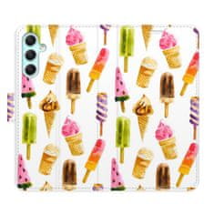 iSaprio Flipové puzdro - Ice Cream Pattern pre Samsung Galaxy A34 5G