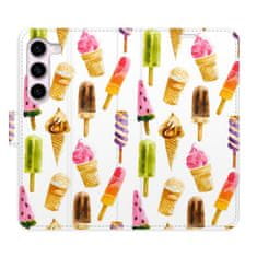 iSaprio Flipové puzdro - Ice Cream Pattern pre Samsung Galaxy S23 5G