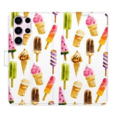 iSaprio Flipové puzdro - Ice Cream Pattern pre Samsung Galaxy S23 Ultra