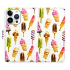 iSaprio Flipové puzdro - Ice Cream Pattern pre Apple iPhone 15 Pro