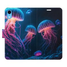 iSaprio Flipové puzdro - Jellyfish pre Apple iPhone Xr