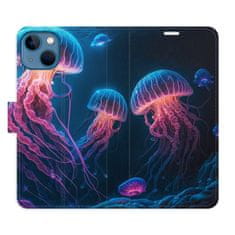 iSaprio Flipové puzdro - Jellyfish pre Apple iPhone 13