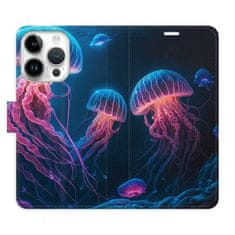 iSaprio Flipové puzdro - Jellyfish pre Apple iPhone 15 Pro