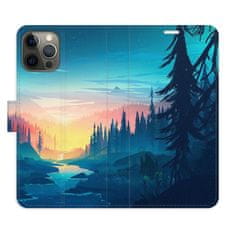 iSaprio Flipové puzdro - Magical Landscape pre Apple iPhone 12 / 12 Pro