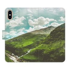 iSaprio Flipové puzdro - Mountain Valley pre Apple iPhone X / XS