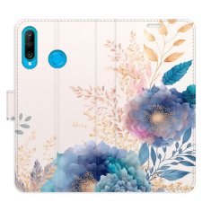 iSaprio Flipové puzdro - Ornamental Flowers 03 pre Huawei P30 Lite