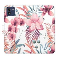 iSaprio Flipové puzdro - Pink Flowers 02 pre Samsung Galaxy A03