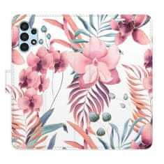 iSaprio Flipové puzdro - Pink Flowers 02 pre Samsung Galaxy A13 / A13 5G