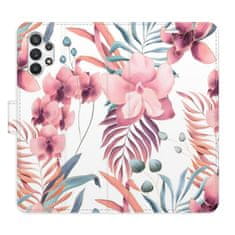 iSaprio Flipové puzdro - Pink Flowers 02 pre Samsung Galaxy A32
