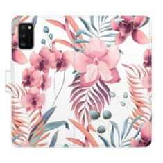 iSaprio Flipové puzdro - Pink Flowers 02 pre Samsung Galaxy A41