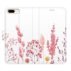 iSaprio Flipové puzdro - Pink Flowers 03 pre Apple iPhone 7 Plus / 8 Plus