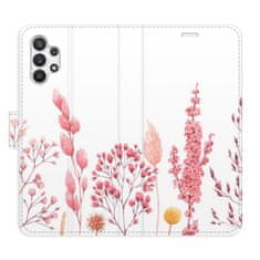 iSaprio Flipové puzdro - Pink Flowers 03 pre Samsung Galaxy A32