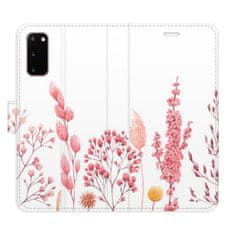 iSaprio Flipové puzdro - Pink Flowers 03 pre Samsung Galaxy S20