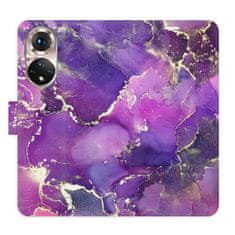 iSaprio Flipové puzdro - Purple Marble pre Honor 50 / Nova 9