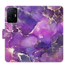 iSaprio Flipové puzdro - Purple Marble pre Xiaomi 11T / 11T Pro