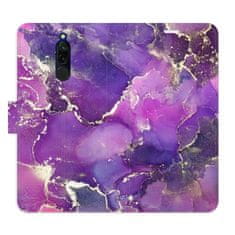 iSaprio Flipové puzdro - Purple Marble pre Xiaomi Redmi 8