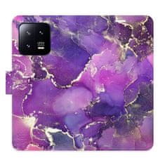 iSaprio Flipové puzdro - Purple Marble pre Xiaomi 13