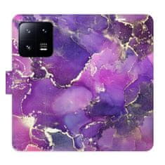 iSaprio Flipové puzdro - Purple Marble pre Xiaomi 13 Pro